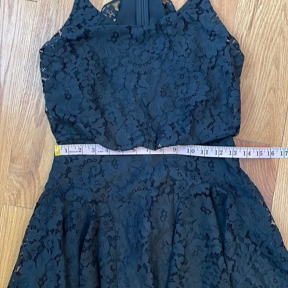Joie Nanon B black lace sleeveless mini dress - Picture 14 of 16